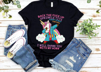 Back the Fuck Up Sprinkle Tits – Novelty Unicorn Mug – Funny Comedic Mug – Lovely Unicorn Mug – Adult Mug – 11oz and 15oz Unicon Coffee Mug PL