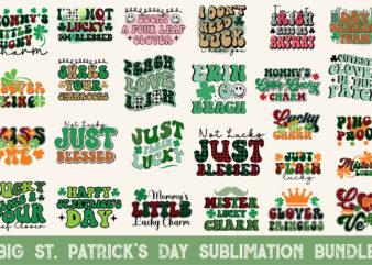 Big St, Patrick’s Day Sublimation Bundle t shirt template
