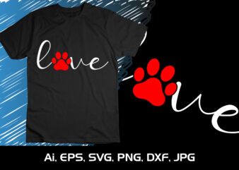 Love, Happy valentine’s shirt print template, 14 February typography design