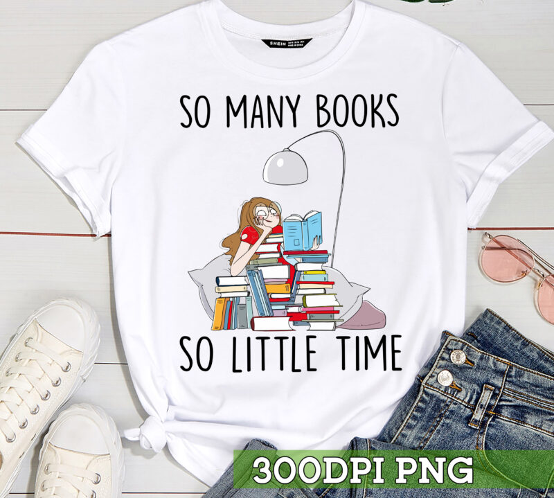 25 Book PNG T-shirt Designs Bundle For Commercial Use Part 1, Book T-shirt, Book png file, Book digital file, Book gift, Book download, Book design