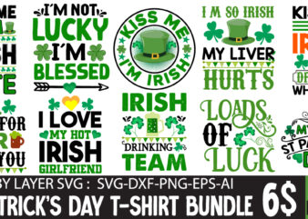 St.Patrick’s Day T-shirt Design Bundle,.studio files, 100 patrick day vector t-shirt designs bundle, Baby Mardi Gras number design SVG, buy patrick day t-shirt designs for commercial use, canva t shirt