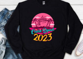 Cruise Squad 2023 Retro Vintage Png, Crusise Love, Crusing Gift, Family Trip, Family Vacation, Matching Family PNG File TL