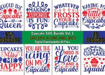 Cupcake SVG T-Shirt Design Bundle Vol. 1, Cupcake, Cupcake svg,Cupcake t-shirt, Cupcake t-shirt design,Cupcake design,Cupcake t-shirt bundle,Cupcake SVG bundle, Cake Svg Cutting Files, Cakes svg, Cupcake Svg file,Cupcake SVG,Cupcake Svg