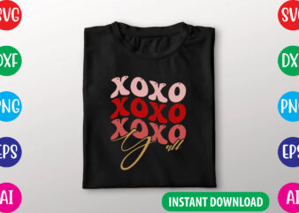 Retro Valentine’s Day SVG File t shirt design online
