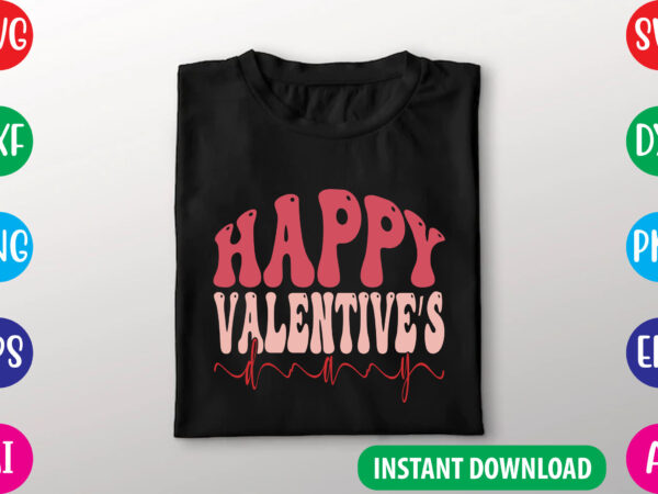 Retro valentine’s day svg cut file t shirt design online