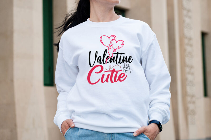 valentine cutie T-shirt Design,Valentine T-Shirt Design Bundle, Valentine T-Shirt Design Quotes, Coffee is My Valentine T-Shirt Design, Coffee is My Valentine SVG Cut File, Valentine T-Shirt Design Bundle , Valentine