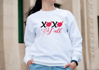 Xoxo Y’all T-shirt Design,Valentine T-Shirt Design Bundle, Valentine T-Shirt Design Quotes, Coffee is My Valentine T-Shirt Design, Coffee is My Valentine SVG Cut File, Valentine T-Shirt Design Bundle , Valentine