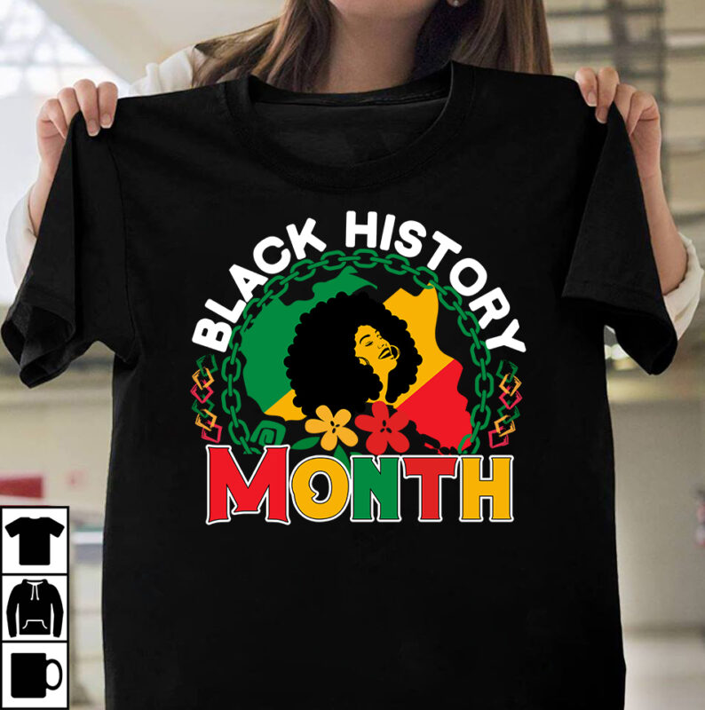 Black History Month T-shirt Design Bundle, black history month,black history,black history month for kids,black history month song,black history facts,black history month uk,black history month rap,black history month 2020,black history month
