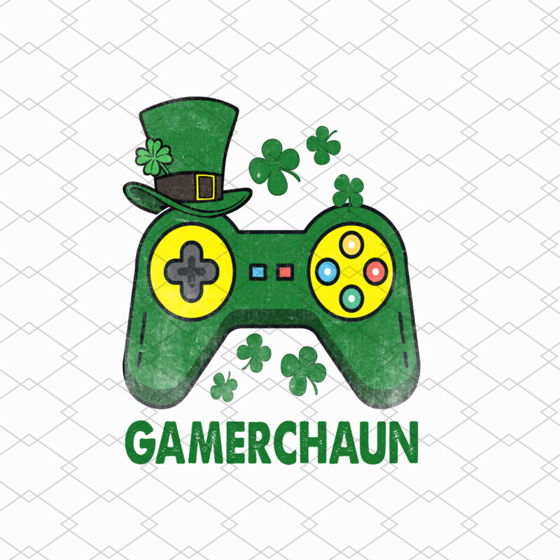 Funny Gamerchaun Irish Gamer Paddys Men St Patrick Day NL