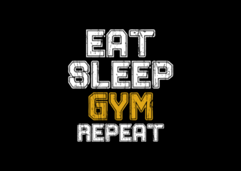 GYM LIFE t shirt design template