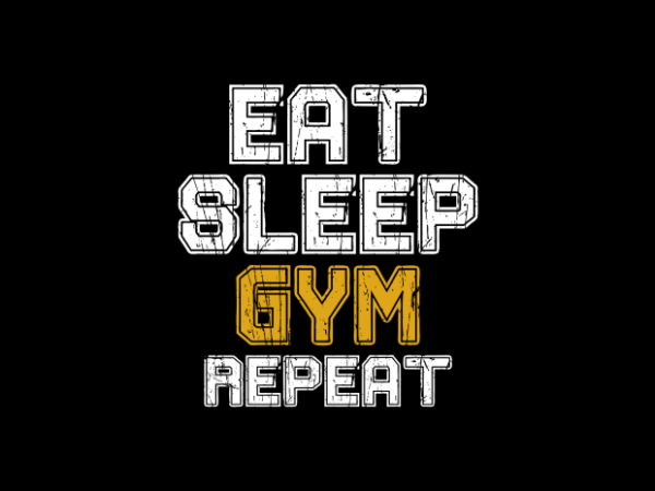 Gym life t shirt design template