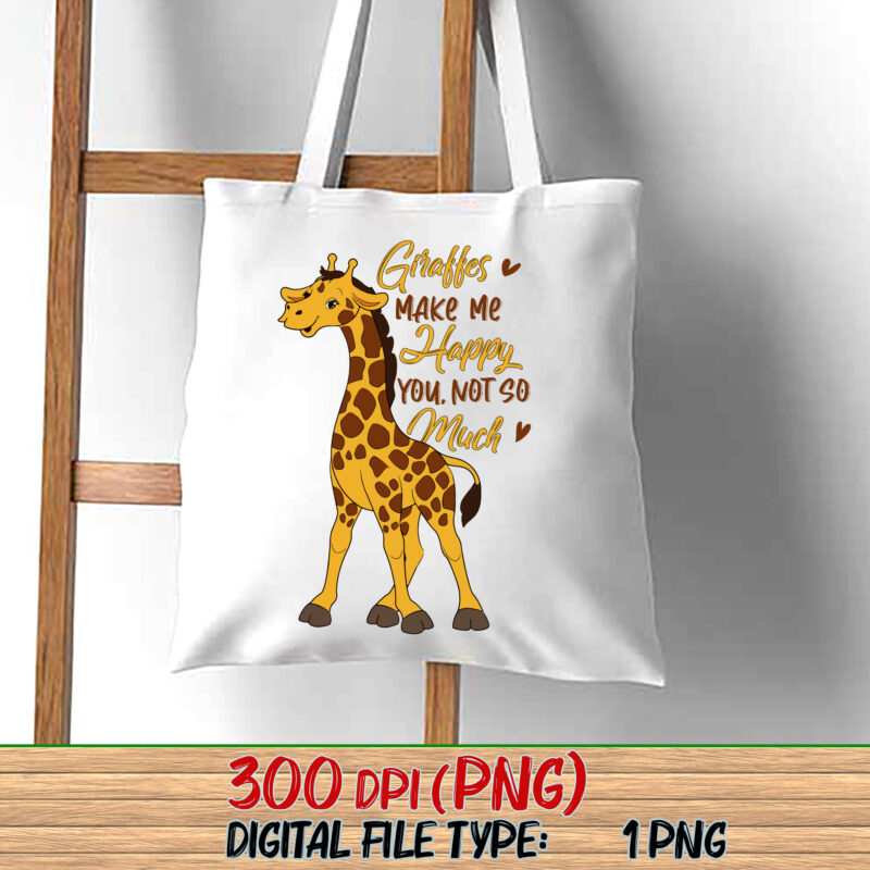 Giraffe Makes Me Happy You Not So Much Mug, Giraffe Coffee Cup, Gift For Giraffe Lovers, Zoo Animal Cup, Giraffe Graphic For Men And Women PC