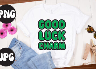 Good Luck Charm , Good Luck Charm SVG design, St Patrick’s Day Bundle,St Patrick’s Day SVG Bundle,Feelin Lucky PNG, Lucky Png, Lucky Vibes, Retro Smiley Face, Leopard Png, St Patrick’s