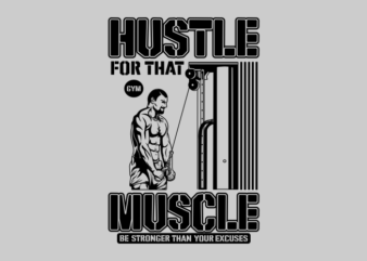 HUSTLE TRAIN GYM QUOTE graphic t shirt