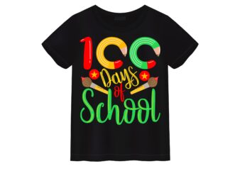 Happy 100th Day of School T-shirt Design6