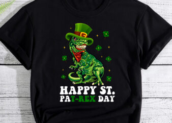 Happy St PaT-Rex Dinosaur Saint Patrick_s Day Patrex Funny Dino NC graphic t shirt