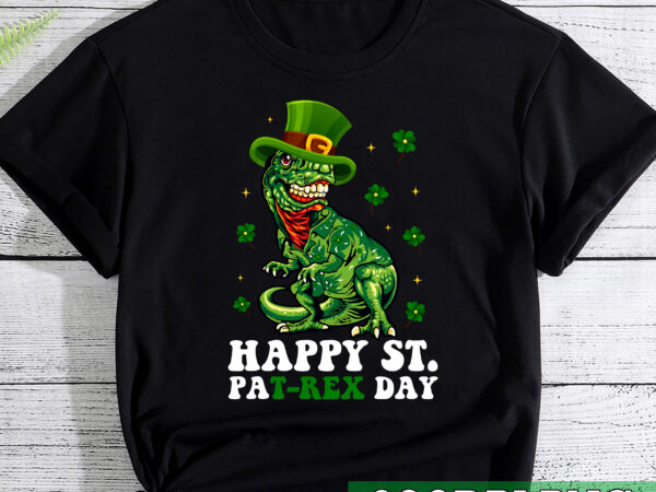 Happy st pat-rex dinosaur saint patrick_s day patrex funny dino nc graphic t shirt