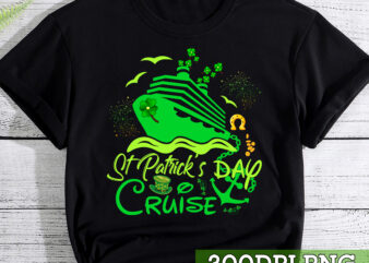 Happy St Patrick_s Day Funny Cruise Ship Cruising Matching Group NC graphic t shirt