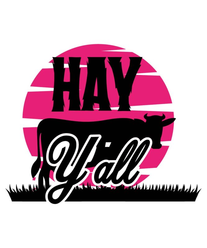 Hay Y'all T-shirt Design,cow, cow t shirt design, animals, cow t shirt, cat gifts, cow shirt, king cavalier dog, dog cavalier, king spaniel dog, type of dog breed, cavalier king