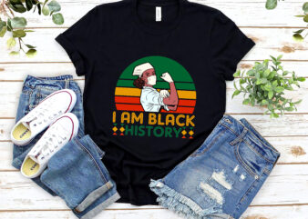 I Am Black History Month African American Black Nurse Doctor NL