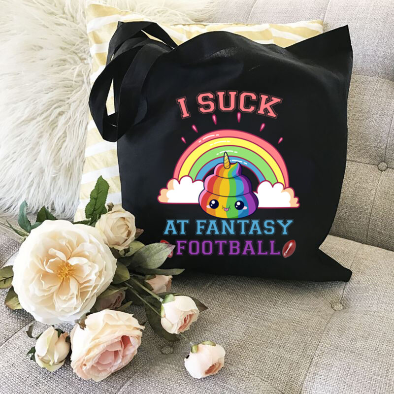 I Suck At Fantasy Football Loser Poop Unicorn Funny Pink NL