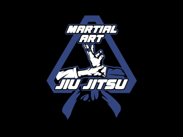 Jiu jitsu martial art poster vector clipart Jiu jitsu martial art poster vector clipart