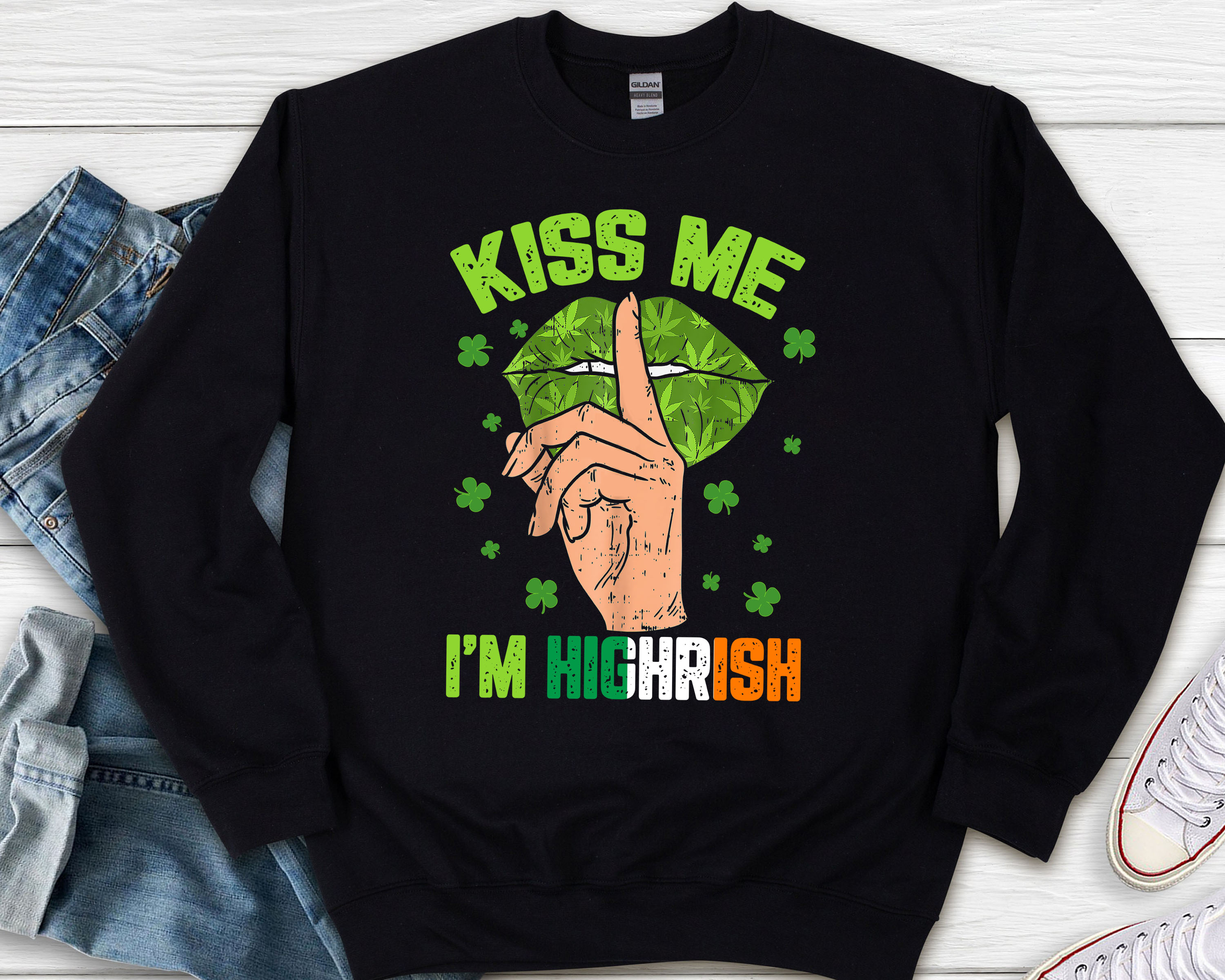 st patricks day weed leaf