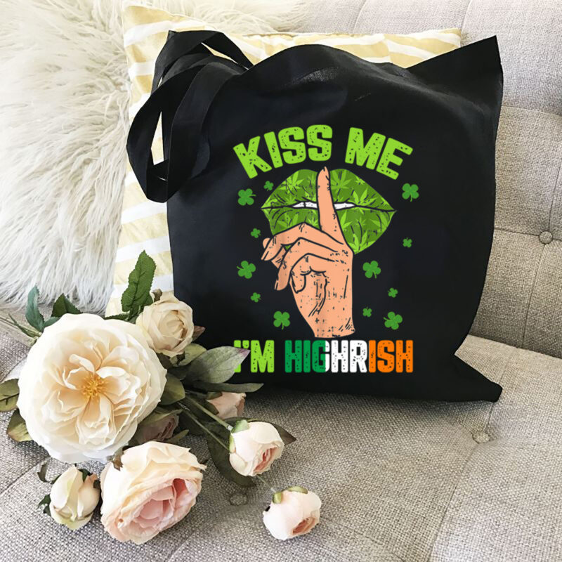Kiss Me Im Highrish Shirt St Patricks Day Weed Marijuana 420 NL