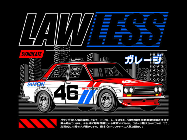 Lawless t shirt vector graphic Lawless t shirt vector graphic