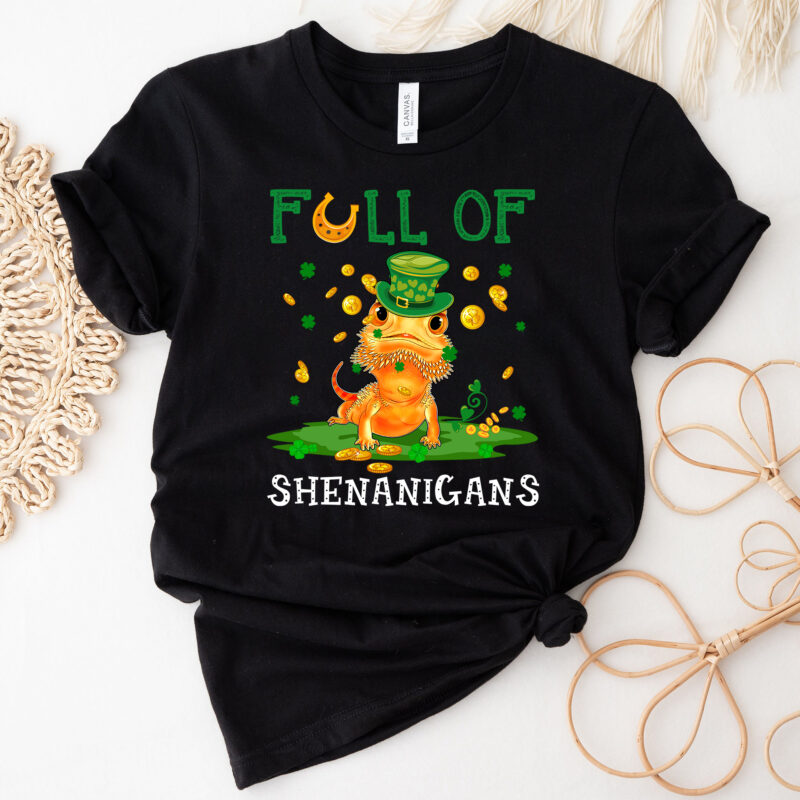 Leprechaun Shamrock Leaf Bearded Dragon St. Patrick_s Day NC 2801