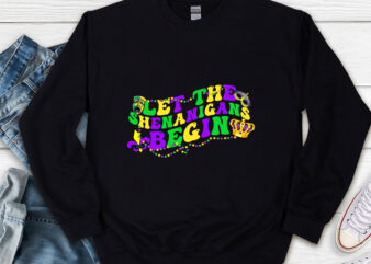 Let The Shenanigans Begin Funny Drinking St Patricks Day NL 2 t shirt vector graphic