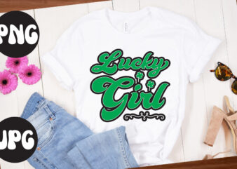 Lucky Girl , Lucky Girl SVG design, St Patrick’s Day Bundle,St Patrick’s Day SVG Bundle,Feelin Lucky PNG, Lucky Png, Lucky Vibes, Retro Smiley Face, Leopard Png, St Patrick’s Day Png,