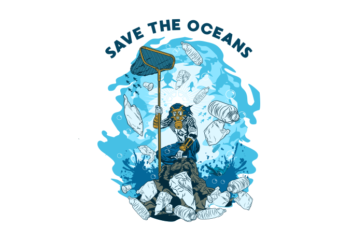MAN SAVE THE OCEANS