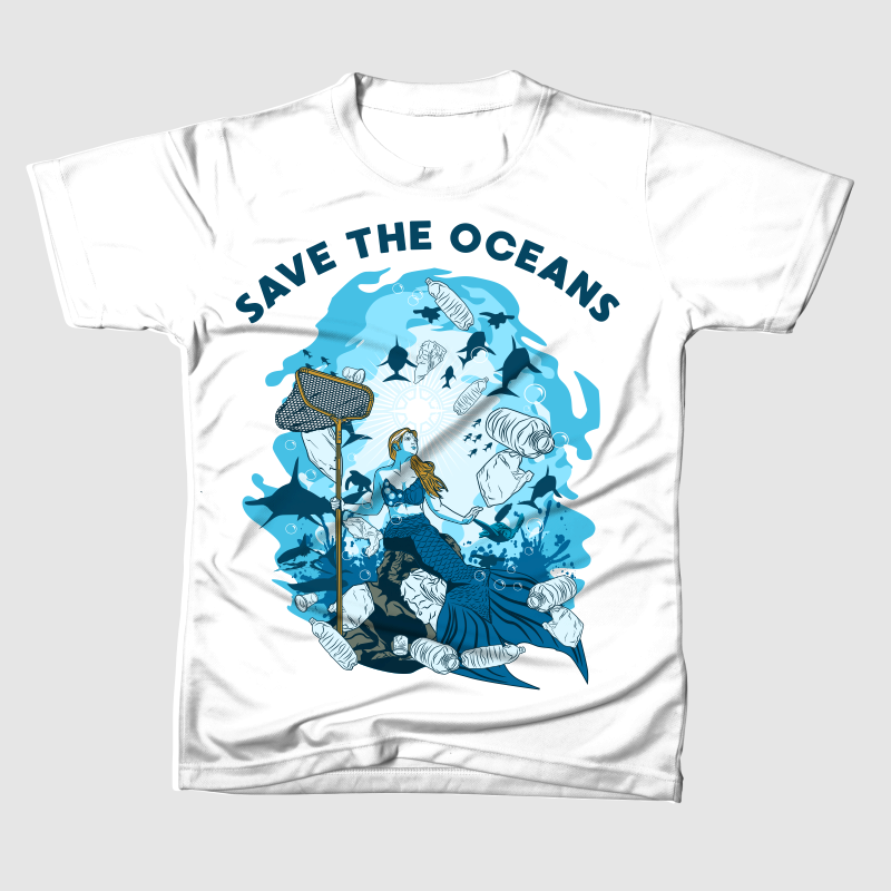 MERMAID SAVE THE OCEANS