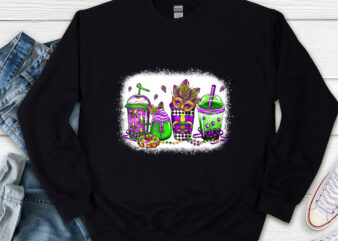 Mardi Gras Coffee Cups Funny Latte Drink Coffee Lovers NL t shirt designs for sale