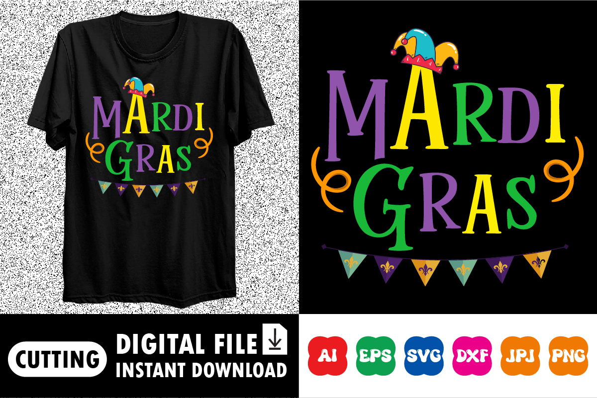 Mardi Gras Shirt print template - Buy t-shirt designs