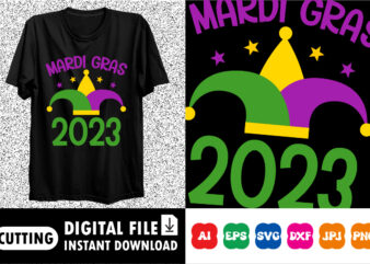 Mardi Gras 2023 Shirt print template