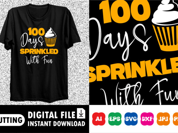 100th day of school shirt print template