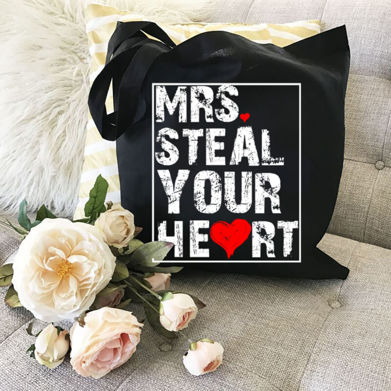 Mrs Steal Your Heart Valentines Day Funny V-Day Boys Kids NL