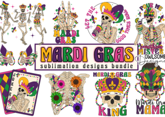 Funny Mardi Gras Sublimation Bundle