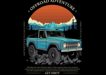 Offroad Adventure t shirt design online