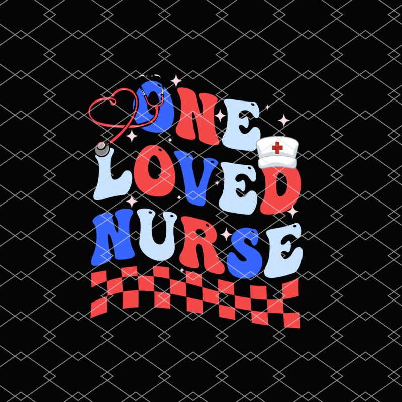 One Loved Nurse Retro Groovy Happy Valentine_s Day ER ICU RN NL