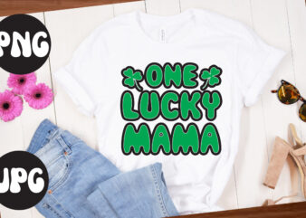 One Lucky Mama , St Patrick’s Day Bundle,St Patrick’s Day SVG Bundle,Feelin Lucky PNG, Lucky Png, Lucky Vibes, Retro Smiley Face, Leopard Png, St Patrick’s Day Png, St. Patrick’s Day t shirt design online