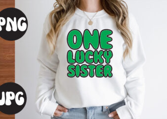 One Lucky Sister retro design, St Patrick’s Day Bundle,St Patrick’s Day SVG Bundle,Feelin Lucky PNG, Lucky Png, Lucky Vibes, Retro Smiley Face, Leopard Png, St Patrick’s Day Png, St. Patrick’s