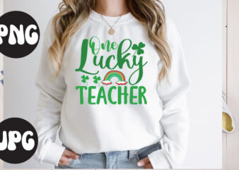 One Lucky Teacher SVG design,One Lucky Teacher Retro design, One Lucky Teacher, St Patrick’s Day Bundle,St Patrick’s Day SVG Bundle,Feelin Lucky PNG, Lucky Png, Lucky Vibes, Retro Smiley Face, Leopard