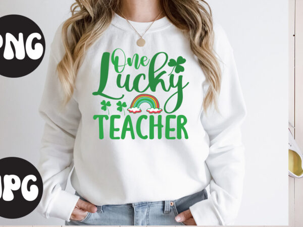 One lucky teacher svg design,one lucky teacher retro design, one lucky teacher, st patrick’s day bundle,st patrick’s day svg bundle,feelin lucky png, lucky png, lucky vibes, retro smiley face, leopard