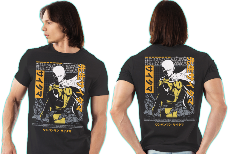 ONE PUNCH MAN TSHIRT DESIGNS BUNDLE | ANIME PART#04