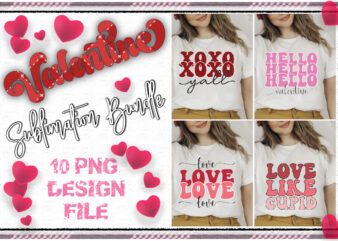 Valentine Sublimation Bundle t shirt vector art