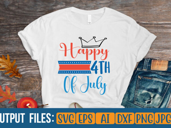 Happy 4th of july t-shirt design