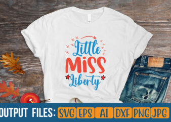 Little Miss Liberty t-shirt design